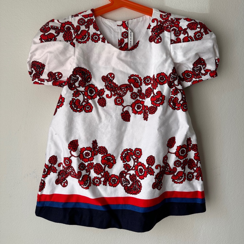 Floral puff sleeve dress from Janie and Jack